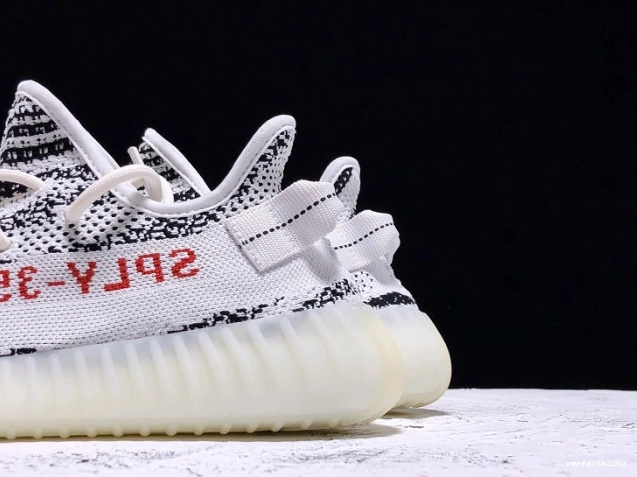 Boost V2 Zebra Adidas Black White 350 CP9654 Yeezy 0803